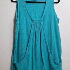 Cecilia-prado Women's Blue and Green Vest